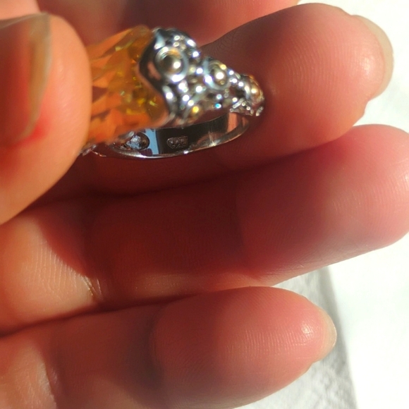 🎉💝Magnificent!/Yellow 💛 Citrine gemstone Ring💛💝 - Picture 7 of 11